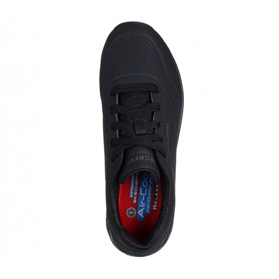 SNEAKER BLUCHER PISO UNO STAND ON AIR NEGRO PATIN ANTIDESLIZANTE