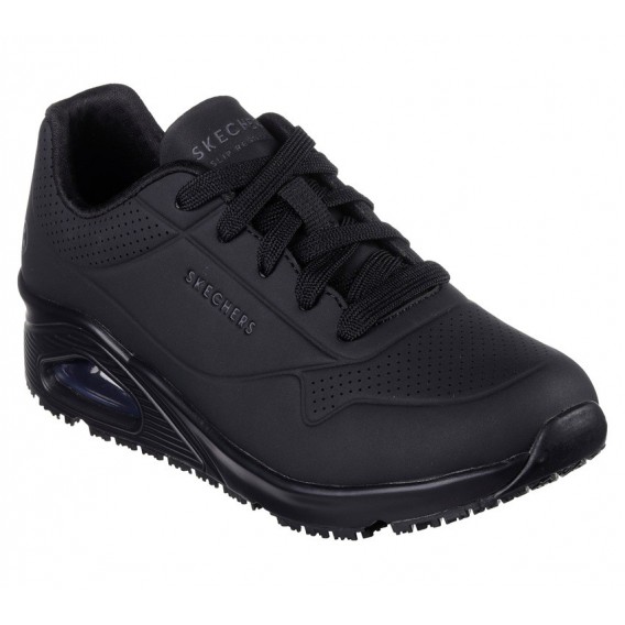 SNEAKER BLUCHER PISO UNO STAND ON AIR NEGRO PATIN ANTIDESLIZANTE